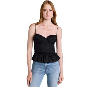 En Saison Raina Bustier Top - L - Black
